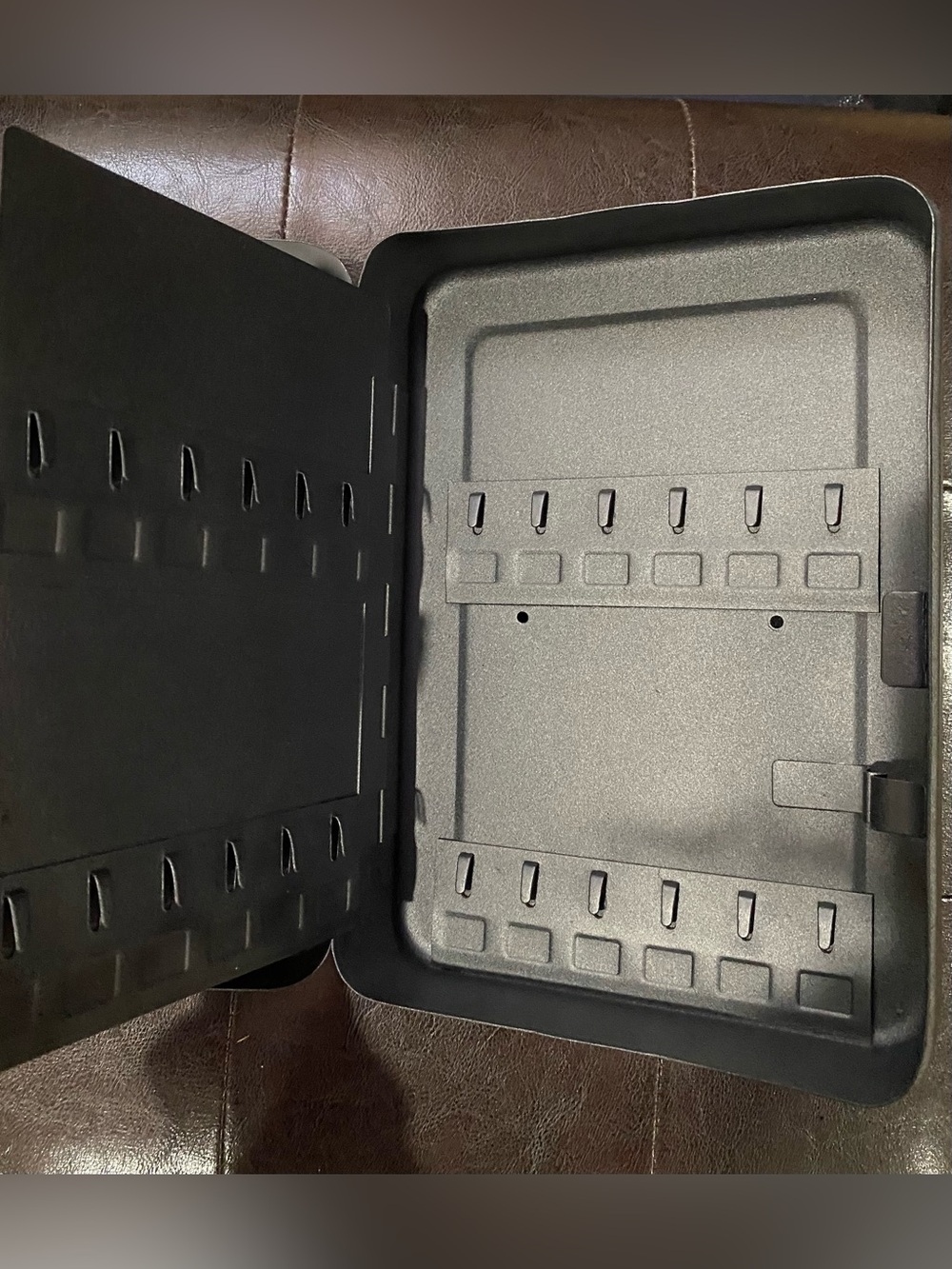 Key Safe Lock Box with Hooks and Number Labels - Black - Picture 4 of 12